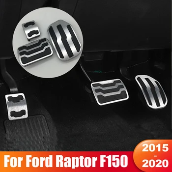 Ford Raptor için F-150 F150 2015 2016 2017 2018 2019 2020 Araba Ayak Pedalı Yakıt Hızlandırıcı Fren Pedalları Kapak ped Aksesuarları