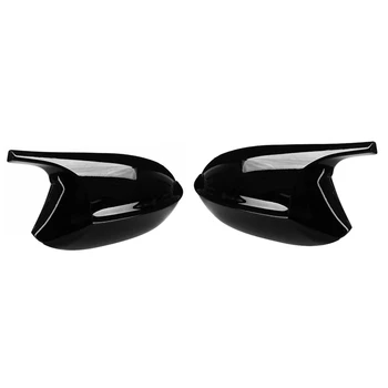 Araba Styling Siyah Yan dikiz aynası kapatma başlığı Dikiz Aynası Kapakları Doğrudan Yerine BMW Z4 E89 2009-2016 Araba Parçaları