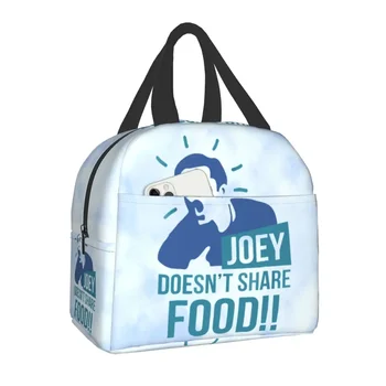 Arkadaşlar TV Gösterisi Öğle Yemeği Çantası Termal Soğutucu Yalıtımlı Komik Joey yemek kabı Kadınlar için Okul Gıda Taşınabilir Piknik Saklama Torbaları