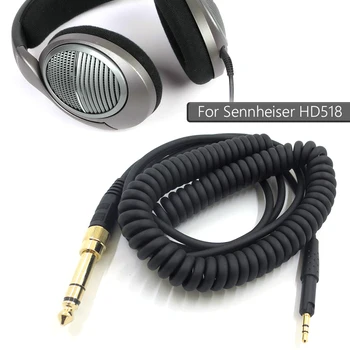 Kulaklık Ses Bahar HiFi Stereo Kablo Değiştirme SENNHEİSER HD6 HD7 HD8 HD515 Kulaklık Tel Kulaklık Aksesuarları
