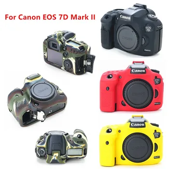 Yumuşak silikon kılıf Koruyucu Kapak DSLR kamera çantası Canon EOS R7 R6 R5 R RP 70D 80D 4000D T100 7D Mark II 7DII 7D2