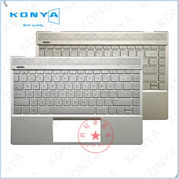 Yeni Orijinal HP ENVY 13-AH TPN-W136 Serisi Laptop Palmrest Üst Kılıf Kapak Arkadan Aydınlatmalı Klavye İle L12734-031 L12735-DH1