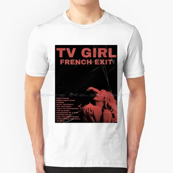 Fransız Çıkış Posteri T Shirt %100 % Pamuk Tee Şarkıları Alternatif Indie Aşk Romantik Pop Klasik Tv Kız Kadın Şarkıcı Müzik Kim