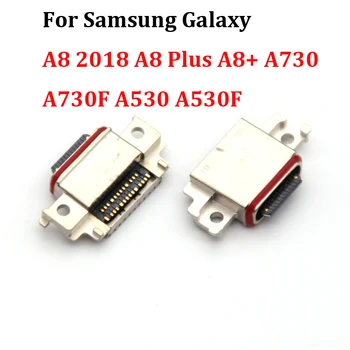 1 Adet Şarj Cihazı Usb şarj yuvası Bağlantı Noktası samsung için konektör Galaxy A8Plus 2018 A8 Artı A8+ A730 A730F A530 A530F C Tipi Jak Fişi
