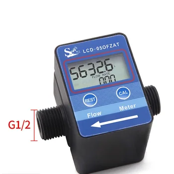 G1 / 2 G3 / 4 İnç Dijital LCD Su Süt Yağ Akış Sensörü Ölçer Debimetre Totameter Akış Ölçüm Aletleri