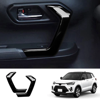 Araba Kapı iç kol panelli kapı Kolu Paneli Dekoratif Çerçeve Toyota İçin Uygun RAİZE 2021