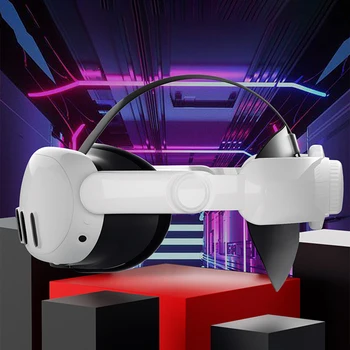 Ayarlanabilir Kafa Bandı Rahat VR Yedek kafa bandı Basıncı Azaltmak için Sünger Ped ile Oculus Quest 3 Kulaklık