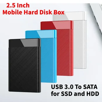 2.5 İnç harici sabit disk Muhafaza Tak ve Çalıştır USB 3.0 SATA sabit disk muhafazası Harici HDD muhafaza SSD ve HDD için