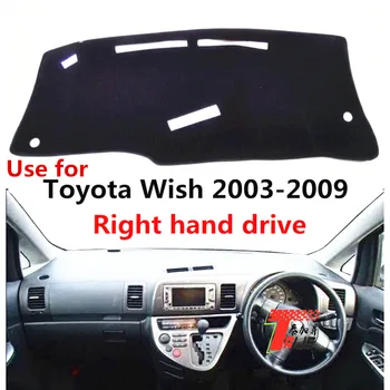 TAIJS Fabrika Klasik Polyester Elyaf Araba Dashboard Kapak Toyota İçin 2003-2009 Sağ el sürücü