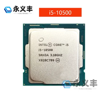 Intel Core İ5-10500 i5 10500 İ510500 10500 3.1 GHz altı çekirdekli Oniki dişli CPU İşlemci L2=1.5 M L3=12M 65W LGA 1200