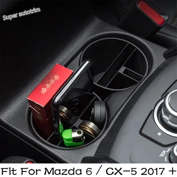 Ön Koltuk Su Şişesi Bardak Tutucu Tepsi Saklama kutu konteyner Organizatör Sikke Palet İçin Fit Mazda 6 / CX-5 2017 - 2023 İç mekan