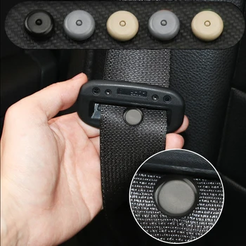 50 Adet 16mm Araba Parçaları Siyah Plastik Araba Emniyet Emniyet Kemeri Stoper Aralığı Sınırı Toka Klip Tutucu Emniyet Kemeri Durdurma Düğmesi