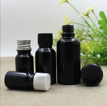 100ml siyah cam şişe uçucu yağ sıvı serum kompleksi kurtarma göz jeli serum sıvı nem cilt bakımı kozmetik ambalaj