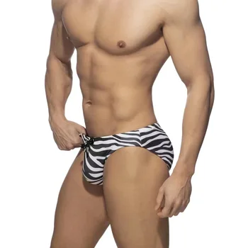 2023 Erkek Zebra Baskı Mayo Seksi erkek mayoları Bikini Kurulu Sörf Şort Mayolar Erkek Brezilyalı Klasik Kesim plaj pantolonları