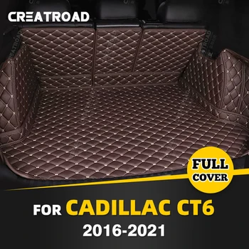 Otomatik Tam Kapsama Gövde Mat Cadillac CT6 2016-2021 20 19 18 17 Araba bot kılıfı Pad Kargo İç Koruyucu Aksesuarları