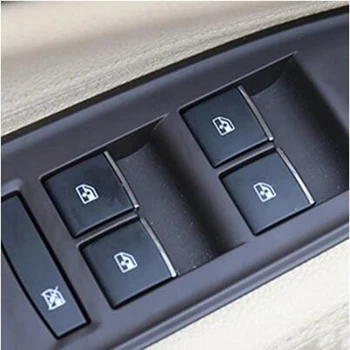 7 adet Paslanmaz Çelik Chevrolet Cruze Sedan Hatchback TRAX Opel Mokka ASTRA J Insignia Pencere kaldırma düğmeleri pul etiket