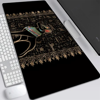 Moused Pad Mousepad Xxl Fare Oyun Antik Mısır Mısır Pedleri Bilgisayar Ve Ofis Anime Fare Masa Paspaslar Kawaii Genişletilmiş Mat