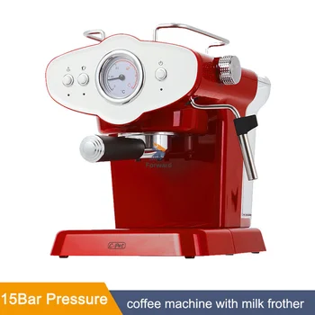 Profesyonel Espresso Kahve Makinesi 15 Bar Kompakt süt köpürtücü Buhar Değnek Espresso Latte Cappuccino