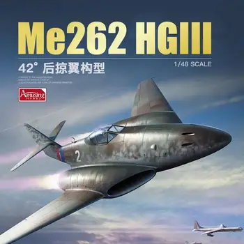 Eğlendirici 48A003 1/48 Ölçekli Messerschmit Me262 HGIII Plastik model