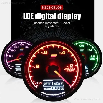 12V Araba GReddi LCD dijital ekran Turbo Boost Su Sıcaklığı Yağ Sıcaklığı Yağ Basın Yarış Ölçer Yakıt Basınçlı Hava Yakıt Oranı Ölçer