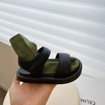 Rahat çocuk sandaletleri Erkekler ve Kızlar için 3 Yaşındaki çocuk ayakkabıları plaj ayakkabısı Şık Çocuk rahat ayakkabılar Yaz