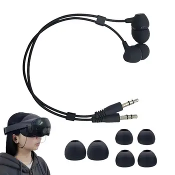 Kulaklık VR kulaklık gürültü azaltma derin bas tel kulaklık kulak içi kulaklık değiştirme için
