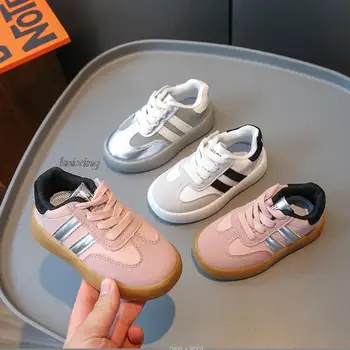 Ilkbahar Yaz Bebek Ayakkabıları Graffiti Yürümeye Başlayan İlk Yürüteç Nefes Erkek Kız Sneakers Yumuşak Taban Rahat Spor Çocuk Ayakkabı Pembe Beyaz