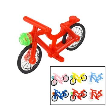 Bisiklet MOC Tuğla Modeli Yapı Taşı DIY Eğitim Blokları Monte Tuğla Oyuncaklar 4719 Bisiklet