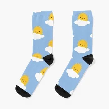 Hello Sunshine-Kawaii Güneş Çorap kış termal çorap tasarımcı çorap Çok Çorap Kadın erkek