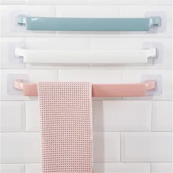 Duvara monte Banyo banyo havlusu Rafları Havlu Tutucu Bar Tek çubuk Depolama Havlu Askısı Mutfak Dolabı Kapı Askı Tutucu