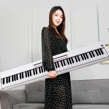 Profesyonel Elektron Organı Taşınabilir Klavye Çocuklar Synthesizer 88 Tuşları Piyano Esnek Müzik Piyano Profesyonel Elektron Organı