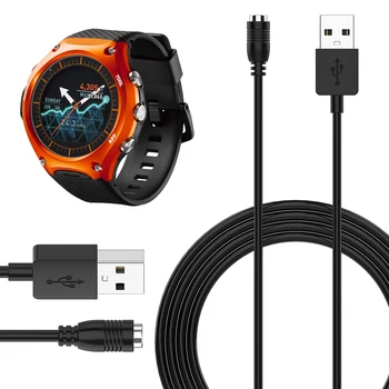Smartwatch Şarj Kablosu USB şarj kablosu 1M akıllı saat Aksesuarları Güç Şarj Kablosu WSD-F10 WSD-F20 WSD-F30 Pro-trek F21