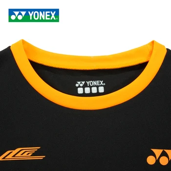 Yeni Erkek Badminton T-shirt Nefes Konfor Hızlı Kuru Spor Lee Chong Wei Tarzı Kısa Kollu spor tişört