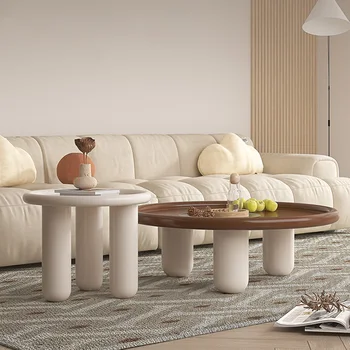 Çay masası Modern İskandinav Yan Masalar Lüks Yuvarlak Kanepe Ayakta Sehpalar Estetik Tasarımcı Japon Mesa Ev Dekorasyon