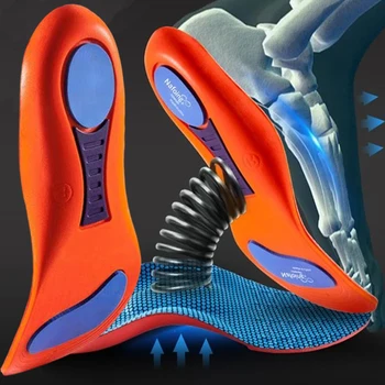 Spor Kemer Ortopedik Astarı Ayak Erkek Kadın Ayakkabı Tabanı Şok Emme Pedi Nefes Yastık Koşu Arch Destek Tabanlık
