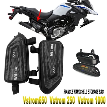 V Strom V-strom Vstrom 650 250 1000 / xt DL650 DL1000 DL250 motosiklet modifiye yan çanta su geçirmez üçgen yan çanta