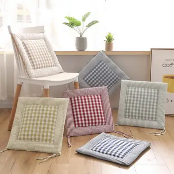 Sandalye Minderi Yumuşak Rahat Rahat Nefes İpliği boyalı Ağrı Rahatlatmak Pamuk Ve Keten Eşek Yemek Sandalyesi Tatami Minder Ev için