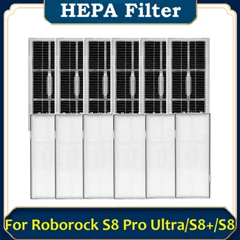12 Adet HEPA yedek filtre Parçaları Aktif karbon filtre Xiaomi Roborock S8/S8+/S8 Pro Ultra robotlu süpürge