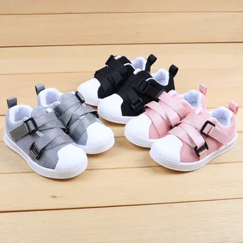 Yeni Çocuk gündelik ayakkabı Bebek Kız Hava Mesh Nefes Yumuşak Koşu çocuk spor ayakkabı Sonbahar moda ayakkabılar Erkek Kız için