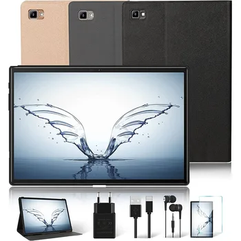 Küresel Sürüm Yestel T5 Tablet 10.1 İnç Octa Çekirdek 4 + 64GB 6000 mAh Tablet PC 120Hz 2.5 K lcd ekran Siyah Tablet Android 11