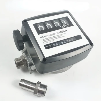 1 ADET 4 Dijital Benzinli Yakıt Benzinli yağ debimetresi Mekanik sıvı debimetre FM-120 Dizel Yakıt yağ akış Sensörü Sayacı