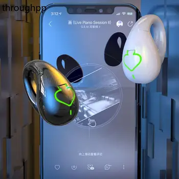1 ADET Yeni AX11 Bluetooth Kulaklık Klip Taşınabilir Spor Kablosuz kulaklıklar Düşmek Kolay Değil Cep Telefonu Evrensel