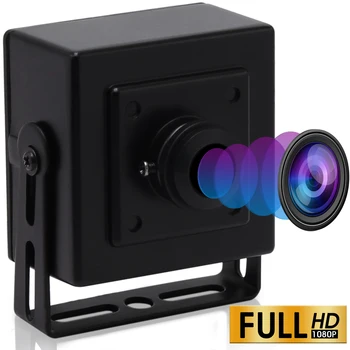 ELP 2MP FULL HD CMOS OV2710 1080 P 30fps Webcam Cctv Mini Güvenlik USB Kamera ile 180 derece geniş açılı balık gözü lens