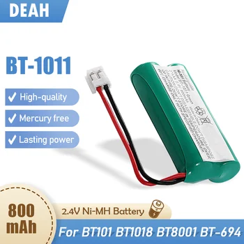 1 ADET 2.4 V 800mAh BT-1011 Şarj Edilebilir Ni-Mh Pil Kablosuz Ev Telefonu İçin BT101 BT8001 BT-694 BT1018 CPH-515D Uniden Pil