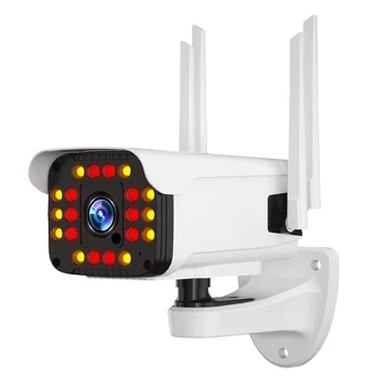 Tam Renkli Süper Gece Görüş Kablosuz Interkom IP Bullet Kamera Açık Su Geçirmez Ev Güvenlik bebek izleme monitörü