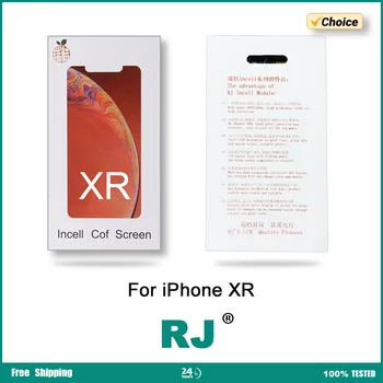 RJ LCD ekran İçin iPhone XR (hücre içi) dokunmatik ekranlı sayısallaştırıcı grup desteği gerçek ton