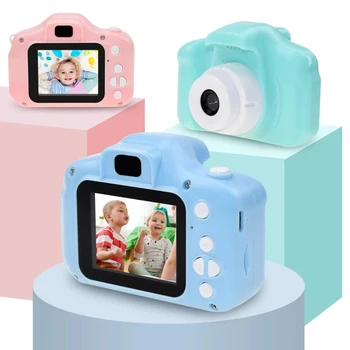 Süper Sevimli Çocuk Kamera Çocuk eğitici oyuncak Taşınabilir Bebek Doğum Günü dijital kamera HD Video Kız Hediye İçin