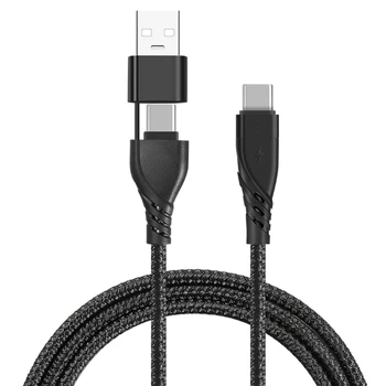 Hızlı Şarj USB C Kablosu, Mobil Cihazlar için USB-A'dan Tip C'ye Kablo PD65W / QC3.0 Veri Hattı