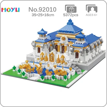 Moyu 92010 Dünya Mimarisi Eski Yaz Sarayı Zodyak Çeşme Mini Elmas Blokları Tuğla Yapı Oyuncak Çocuklar İçin Hediye Yok Kutusu