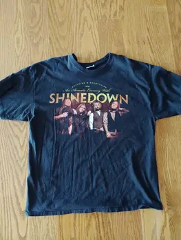 Shinedown Bulmak Zor 2010 Her Şey ve Her Şey Tur T Shirt XXL